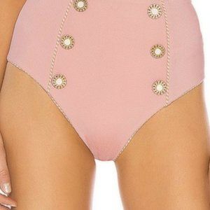 BNWT JONATHAN SIMKHAI Piped Luxe High Waisted Biki